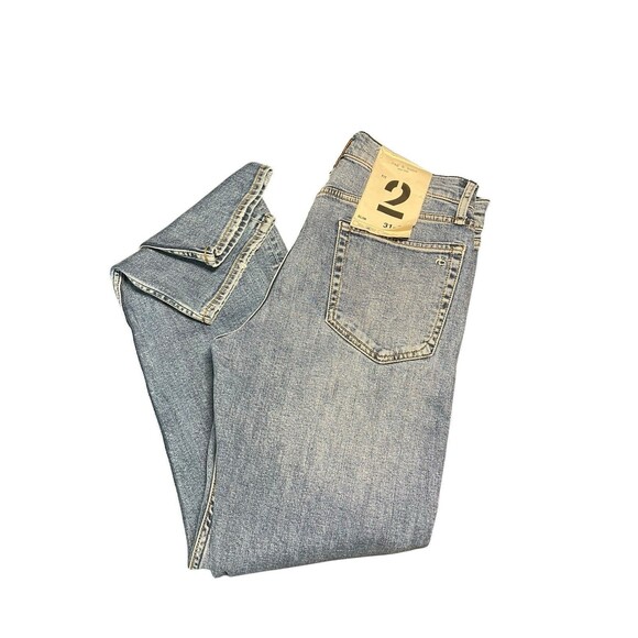 Rag & Bone Malibu With Holes  Fit 2 Slim Mens Jeans Sz 31x32 Blue Distressed - Picture 14 of 15